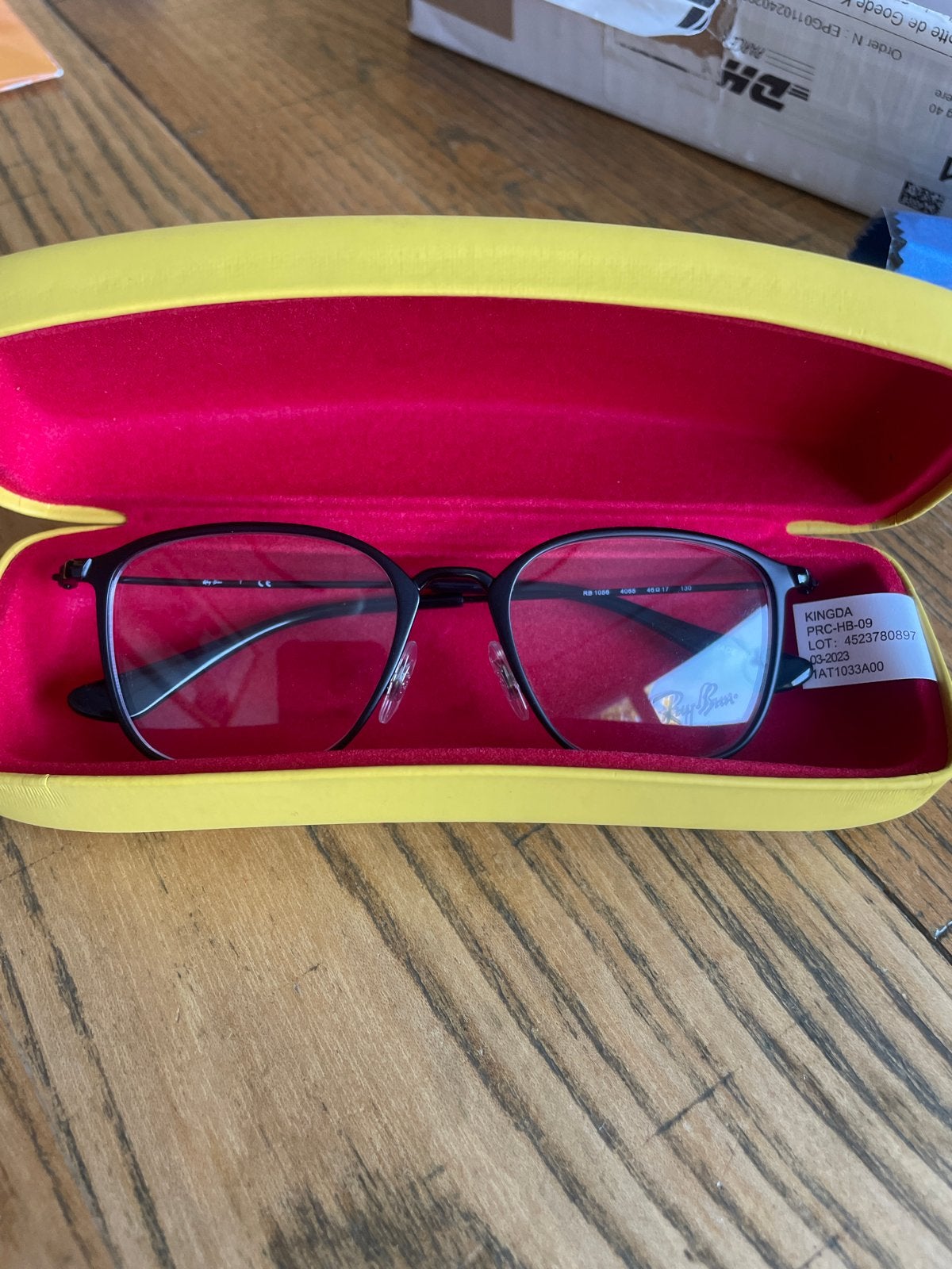 Ray-Ban Junior RB 1056 4065 Zwart 46-17 - Nieuw Montuur, Zwart, Nieuw, Ophalen of Verzenden, Ray-Ban