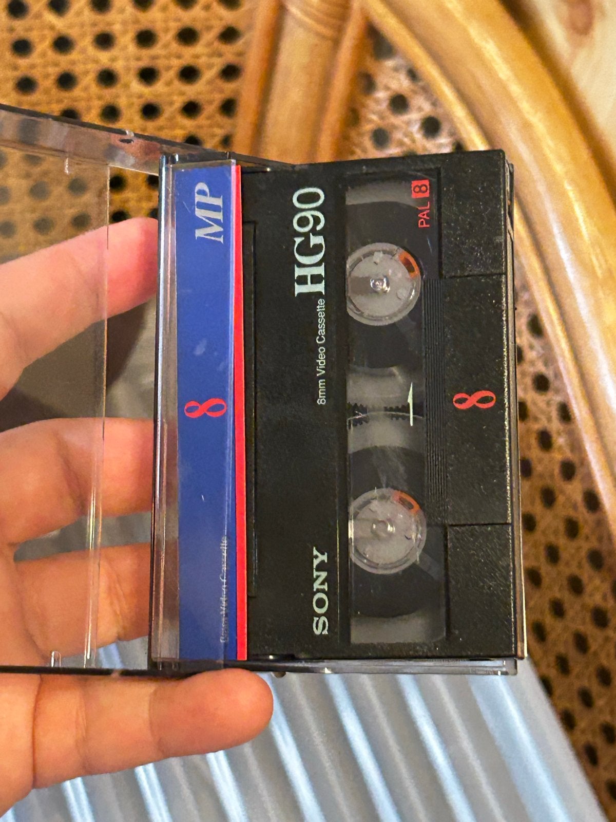 Sony 8mm Video Cassette MP HG90 PAL 8mm Videoband, Ophalen of Verzenden, Gebruikt, Videoband