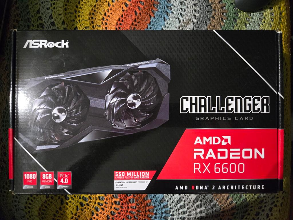 AMD Radeon RX 6600 (ASrock) Challenger D 8GB Grafische Kaart, Computers en Software, Videokaarten, AMD, GDDR6, PCI-Express 4, Ophalen of Verzenden
