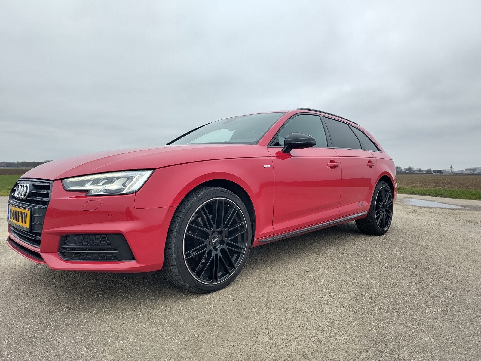 Audi A4 2.0 tfsi 170pk g-tron cng pro line inruil mogelijk, Auto's, Automaat, Zwart, 2000 kg, Verwarmde buitenspiegels