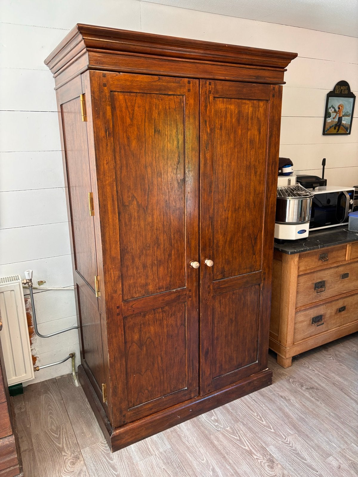Antieke Engelse/koloniale butlerkast - 180x103x65 cm, Ophalen