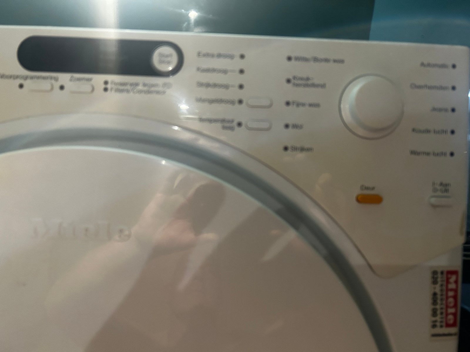 Miele T 7748 C SoftCare System droger - 12 jaar oud, werkt g, Ophalen, 6 tot 8 kg, Gebruikt, Voorlader