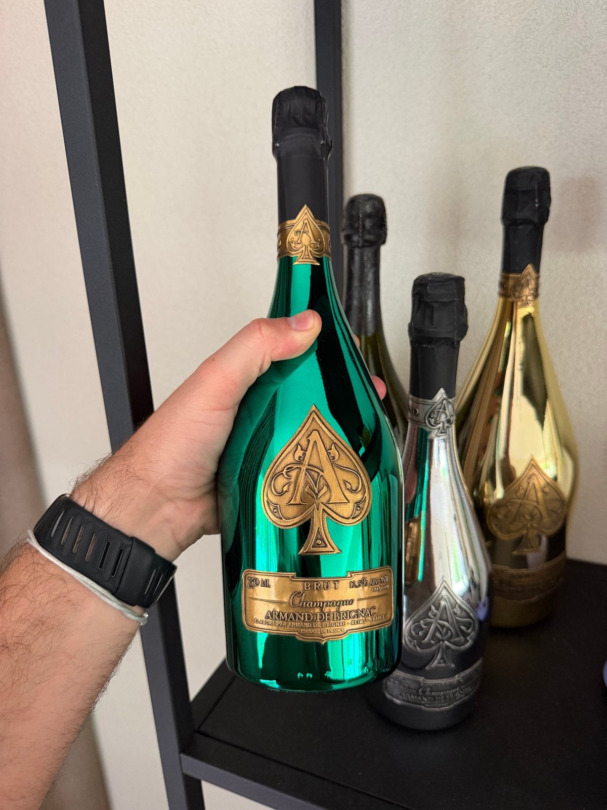 Armand de Brignac Green Edition 750ml – Ace of Spades, Frankrijk, Nieuw, Ophalen of Verzenden, Champagne
