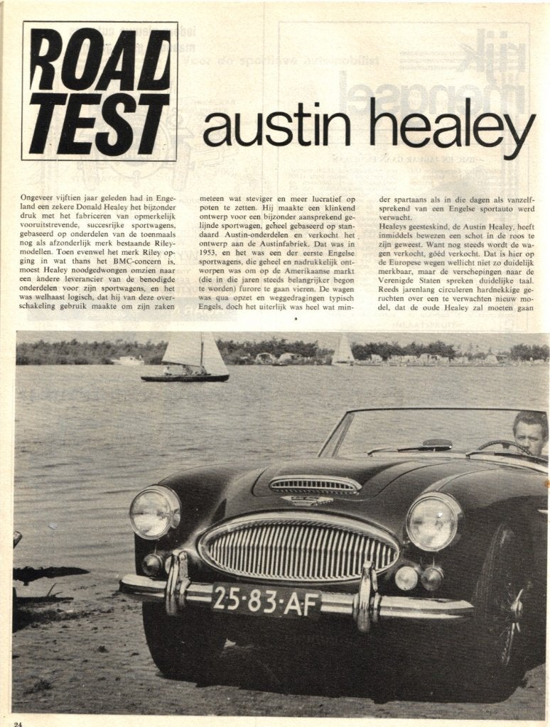 Autovisie test Austin Healey 1966, Ophalen of Verzenden, Gelezen, Overige merken