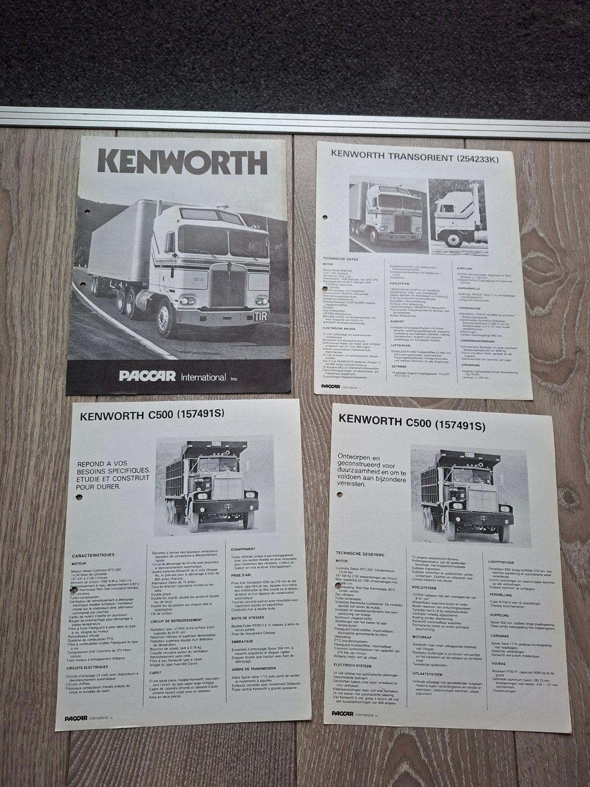 Verzameling Kenworth Transorient en C500, Ophalen of Verzenden, Gelezen