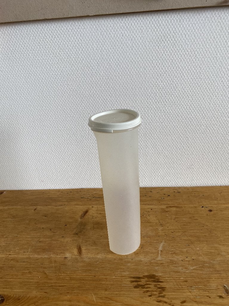 Tupperware Spaghettibus ( wit deksel ), Ophalen of Verzenden, Gebruikt, Wit, Overige typen