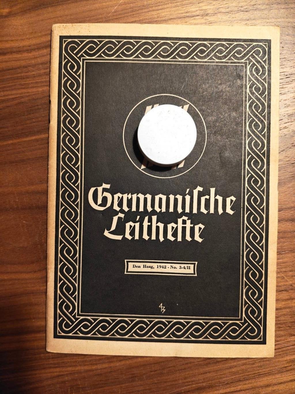 SS Germanische Leithefte  - Den Haag, 1942, No. 3-4/II, Ophalen of Verzenden, Overige onderwerpen, Tweede Wereldoorlog, Gelezen