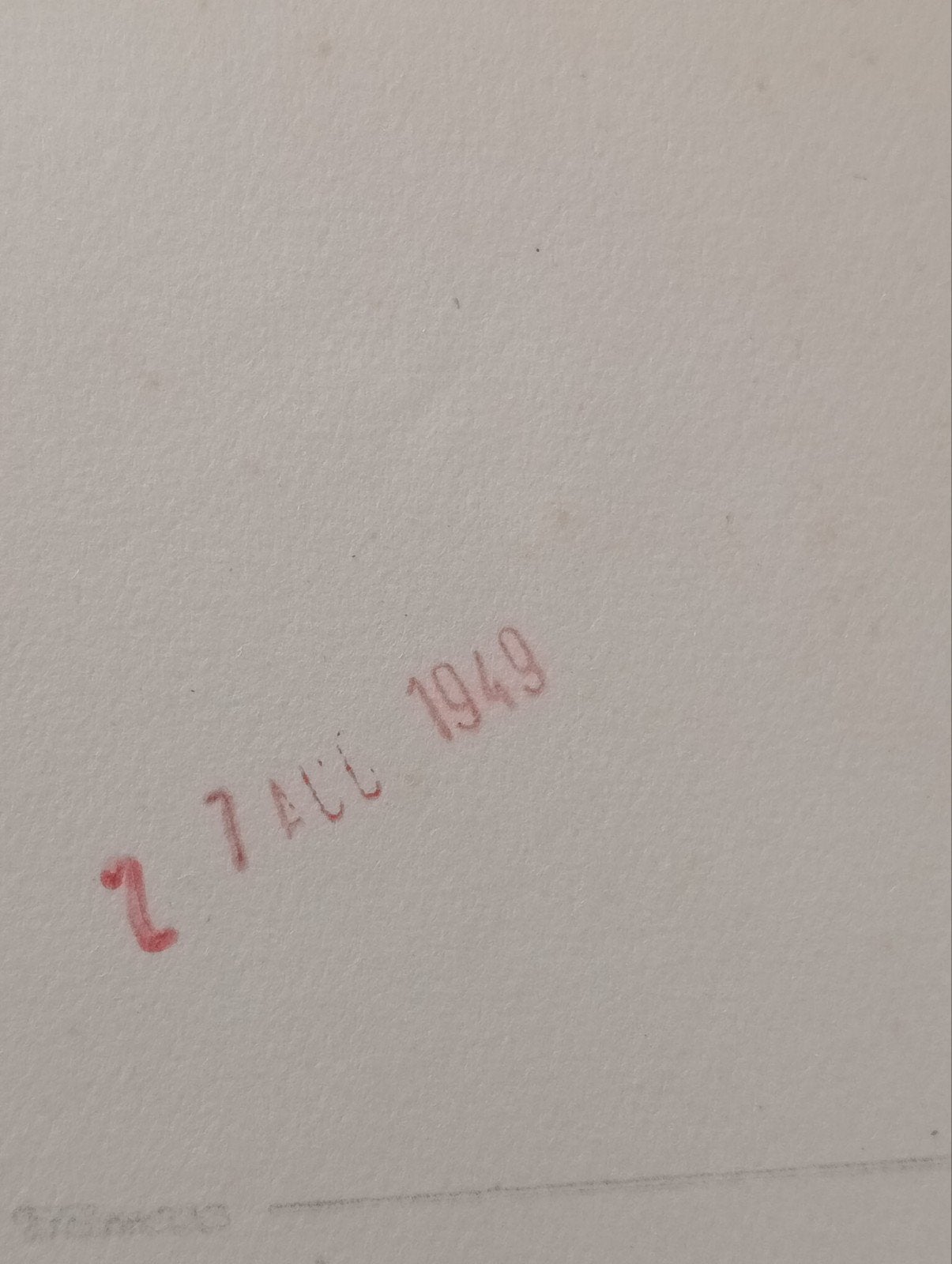 Portretfoto 1949, Ophalen of Verzenden, 1940 tot 1960, Gebruikt, Overige onderwerpen