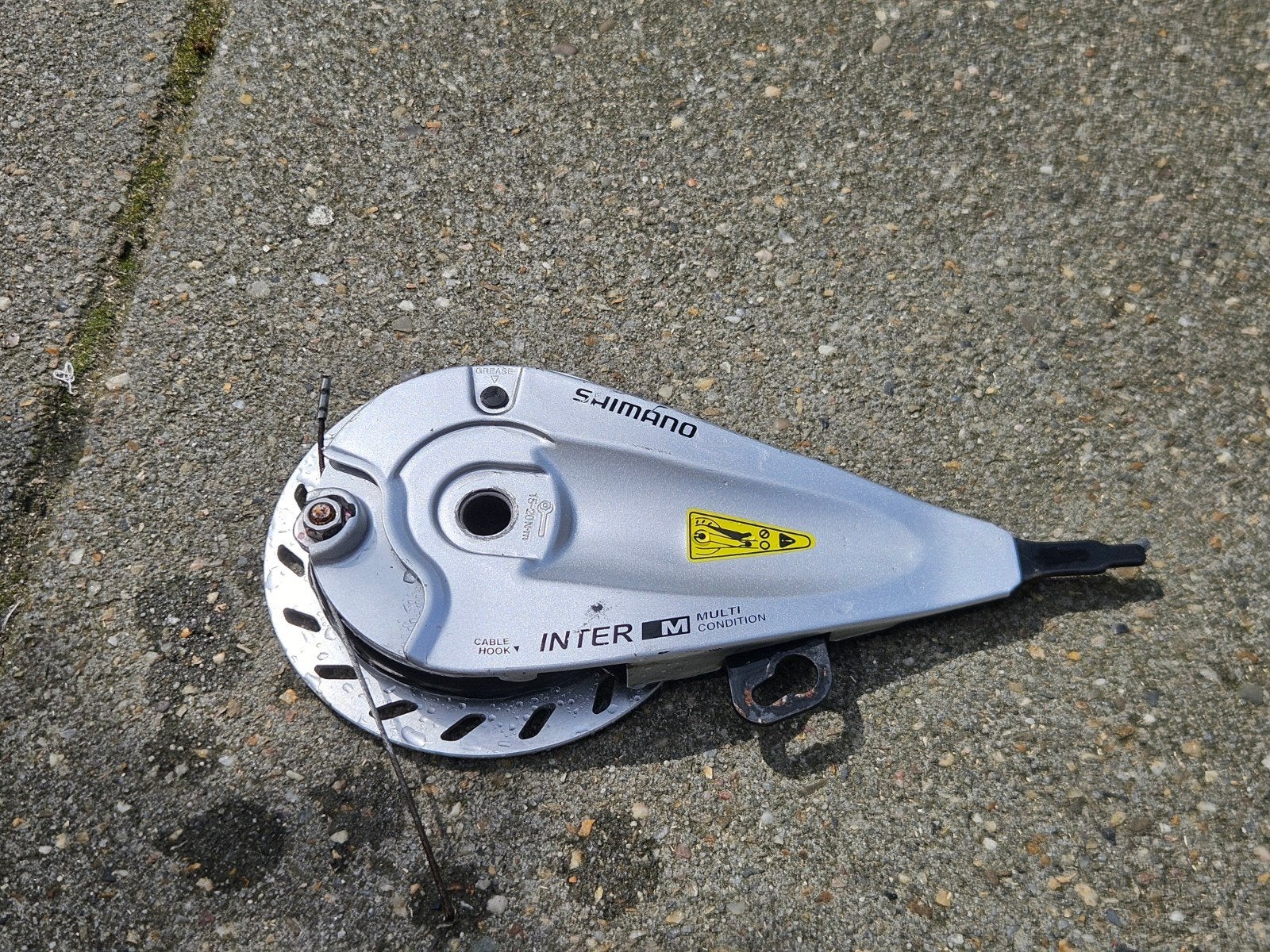 Shimano BR-IM45-F Rollerbrake voorfietsrem, Remmen, Gebruikt, Ophalen of Verzenden, Aluminium