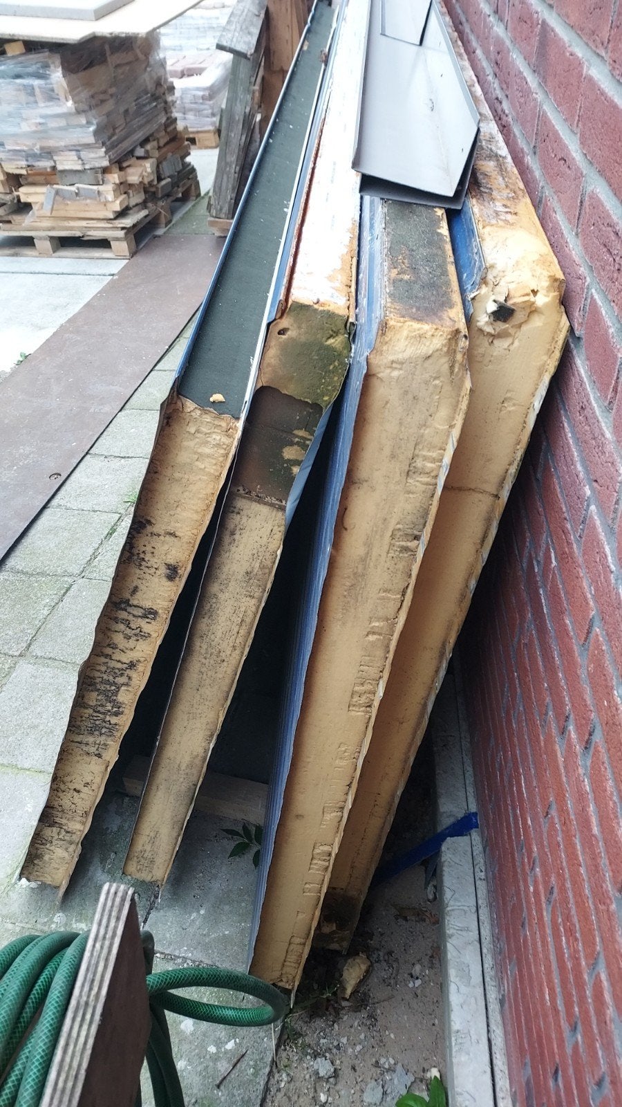 sandwichpanelen gebruikt, Ophalen, Gebruikt