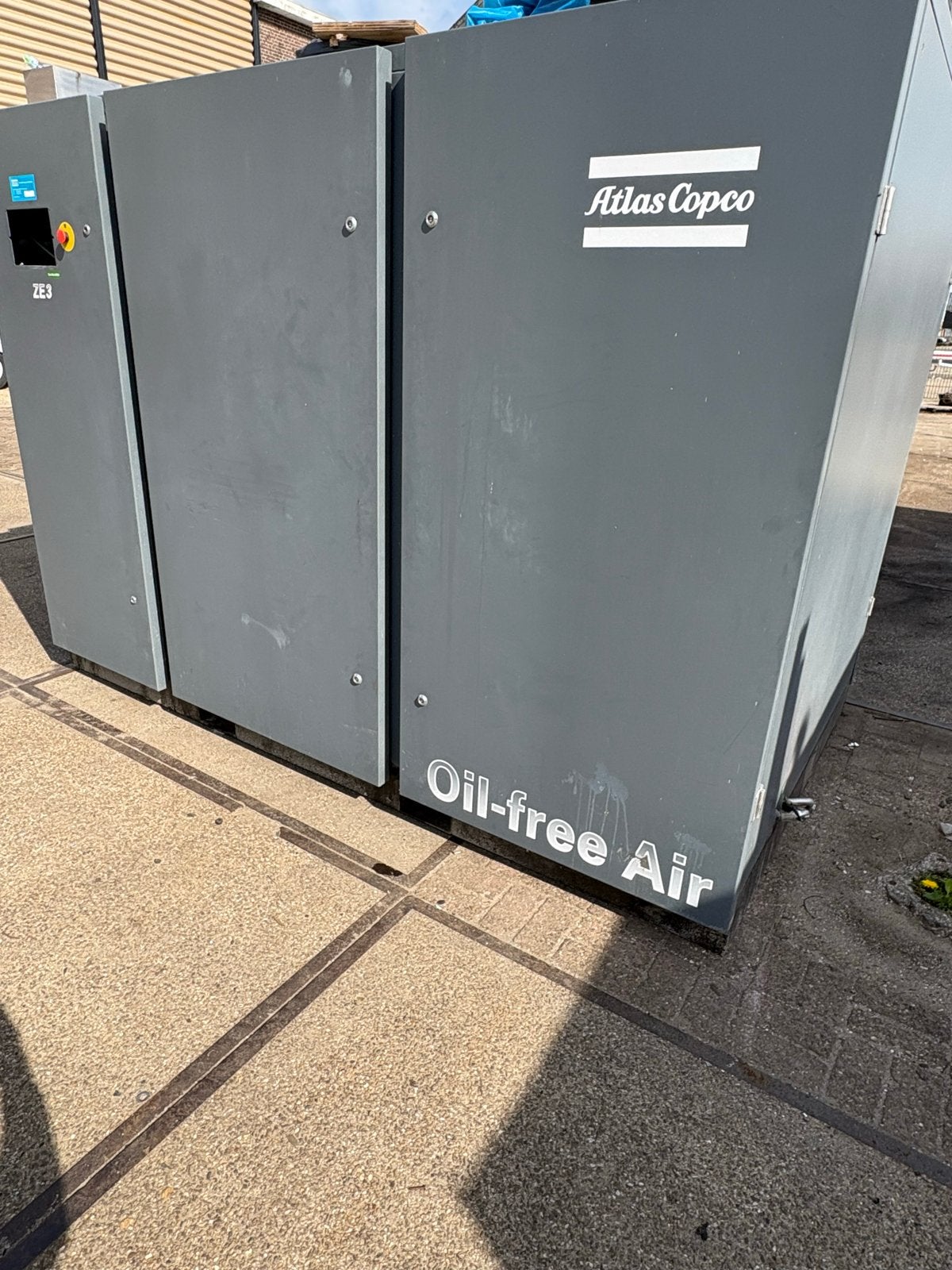 Atlas Copco ZE3 Olievrije Luchtcompressor, Ophalen, Gebruikt, 400 tot 800 liter/min, Olievrij