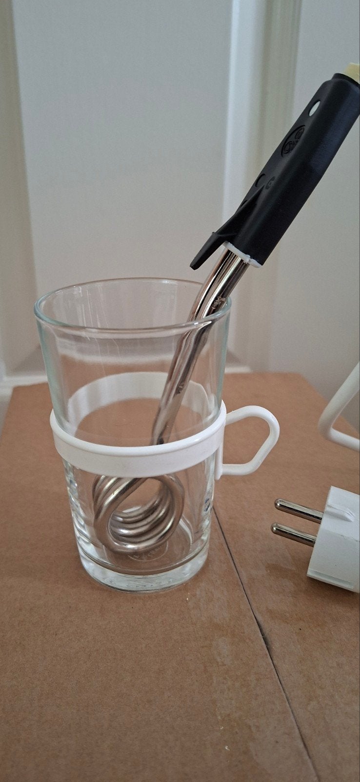 Reisset waterkoker, elektrische spiraal, kampeerset, Caravans en Kamperen, Kampeeraccessoires, Ophalen of Verzenden, Zo goed als nieuw