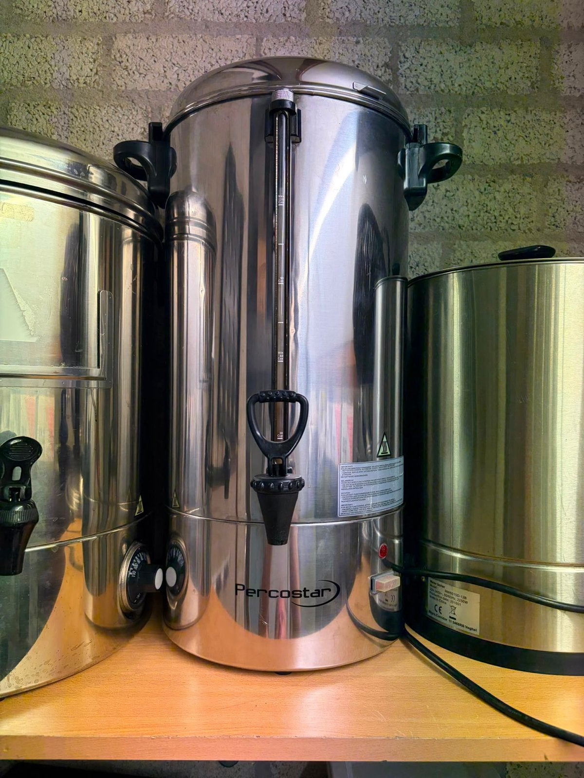 Perocostar Koffie percolator - Groot volume, Witgoed en Apparatuur, Koffiezetapparaten, Ophalen, Gebruikt, 10 kopjes of meer, Koffiemachine