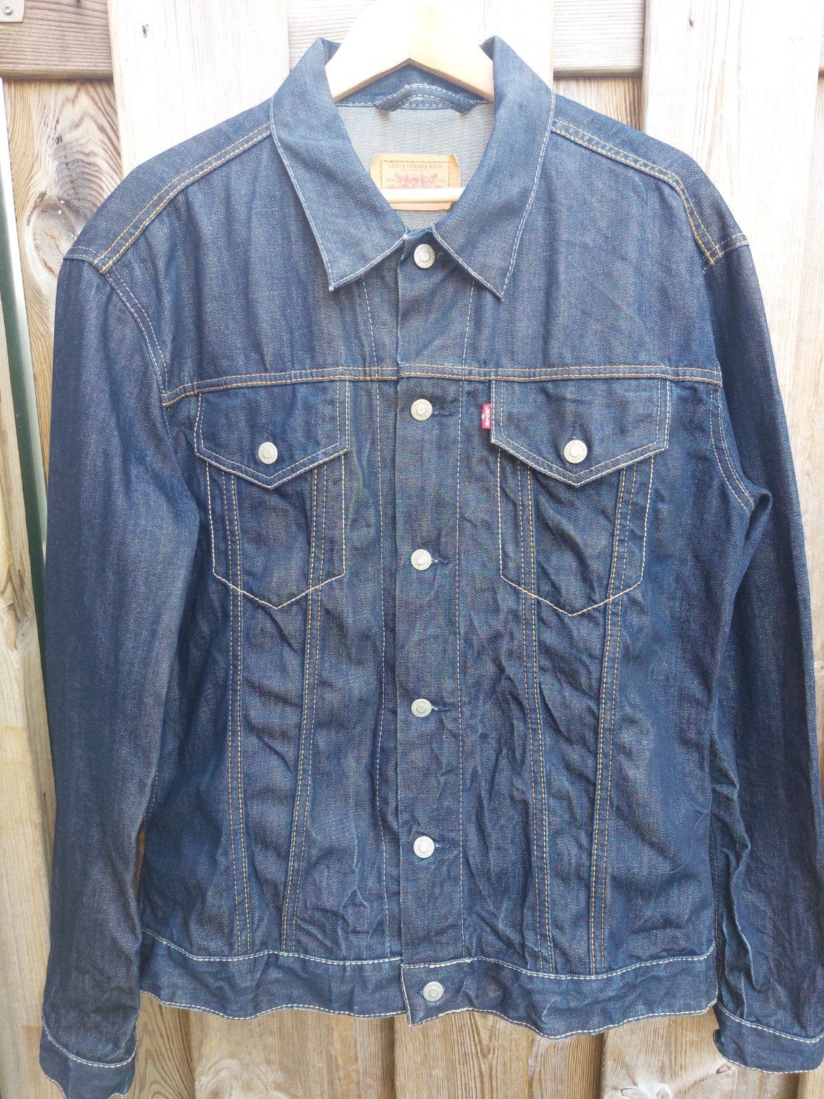 Levi's spijkerjack maat XL - Zo goed als nieuw, Levi's, Blauw, Maat 56/58 (XL), Ophalen of Verzenden