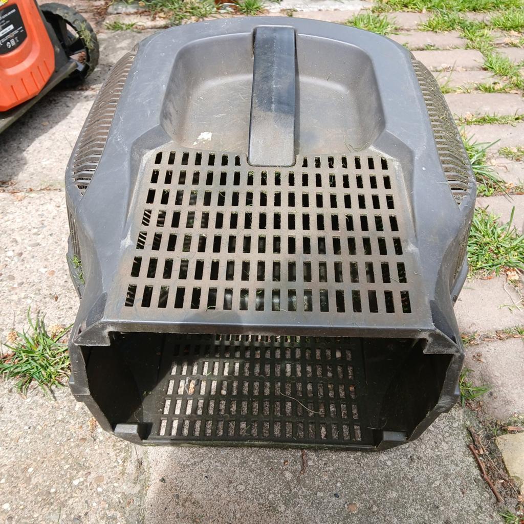 Opvangbak Ferm grasmaaier, Ophalen, Cirkelmaaier, Gebruikt, Elektrische grasmaaier