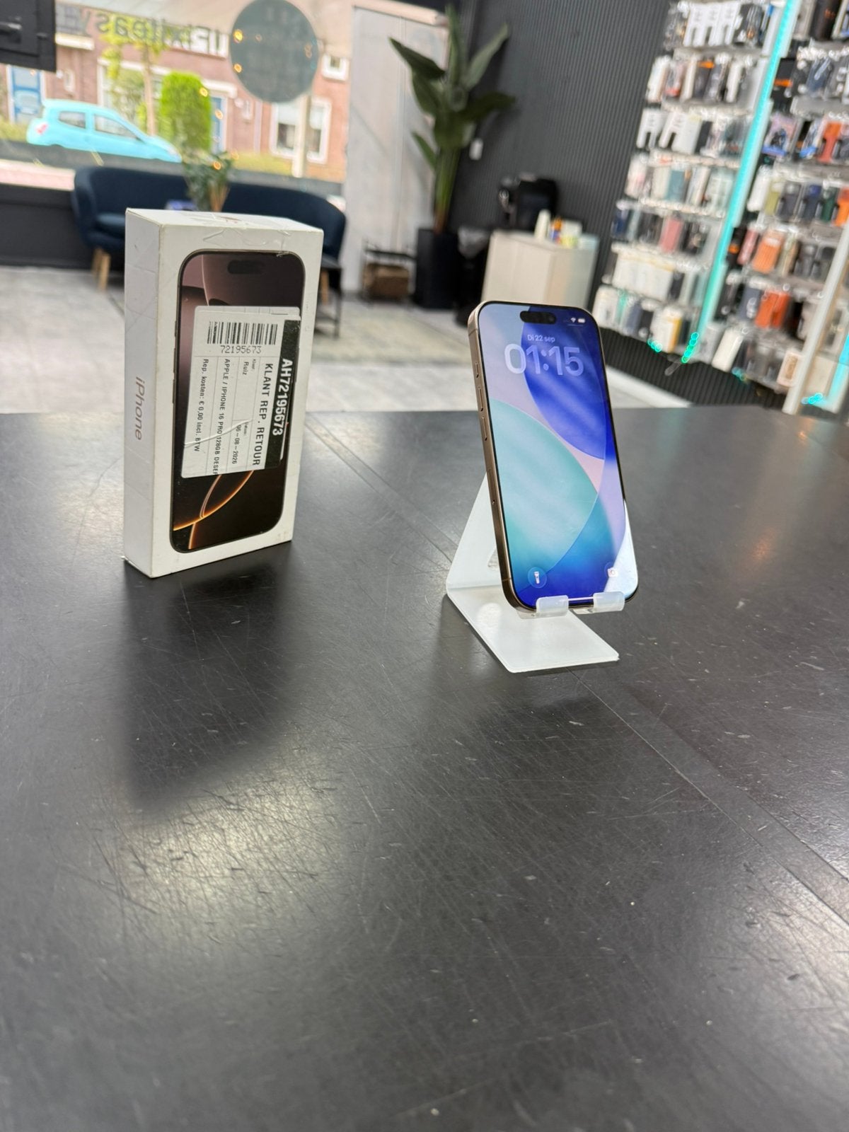 iPhone 16 Pro 128GB Rose Gold Titanium – Accu 100%!