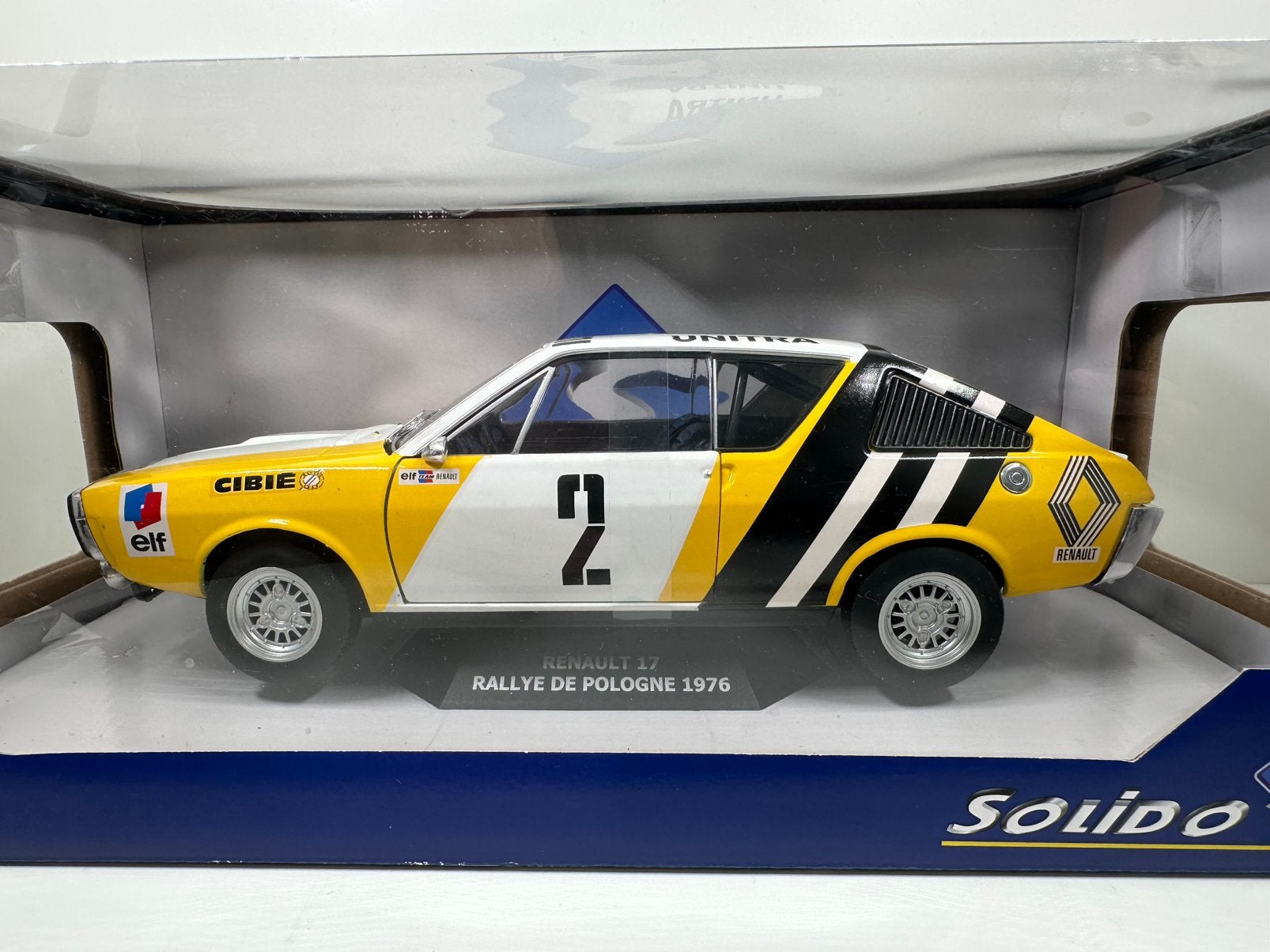 1:18 RENAULT 17 PH.1 #2 RALLYE POLEN 1976 SOLIDO S1803702, Ophalen of Verzenden, Nieuw, Auto, Solido