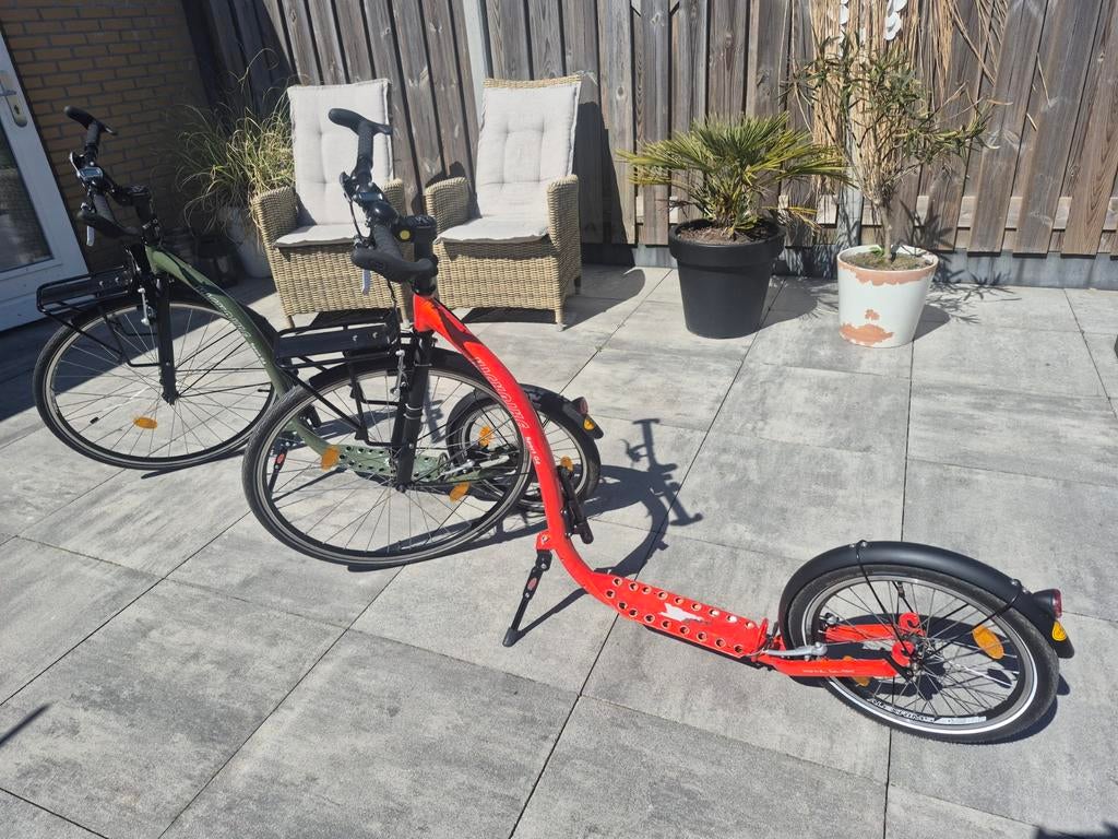 2 X Kickbike, Fietsen en Brommers, Steps, Ophalen of Verzenden, Zo goed als nieuw, Kickbike