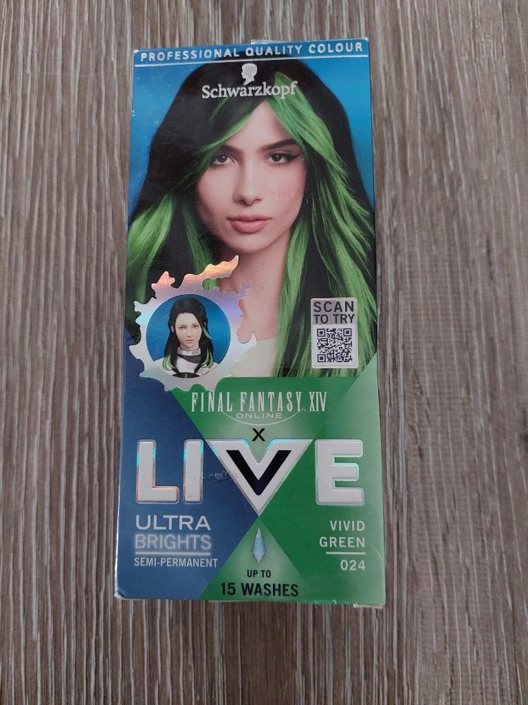 Schwarzkopf Live Ultra Brights Green haarverf (advr 484), Ophalen of Verzenden, Nieuw, Overige typen