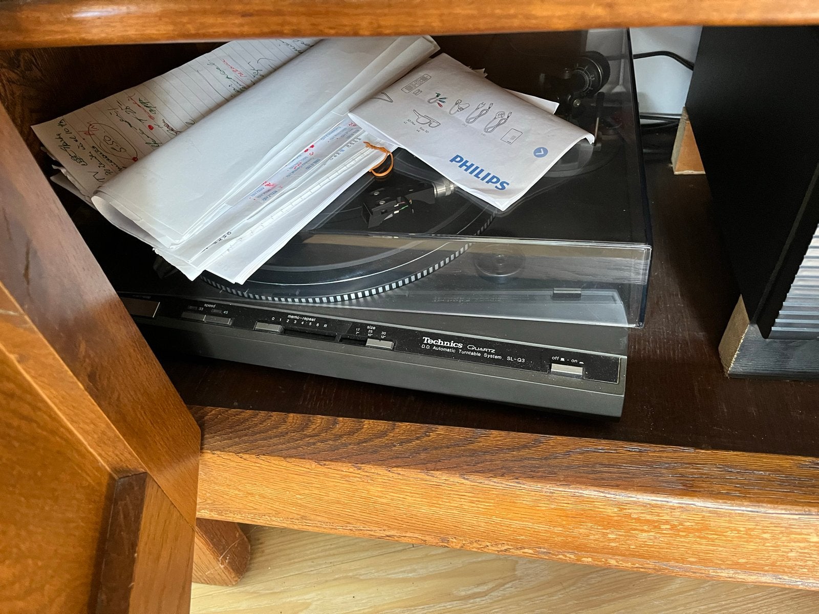 Technics Quartz SL-Q3 Platenspeler - Zo goed als nieuw, Ophalen, Gebruikt, Automatisch, Platenspeler