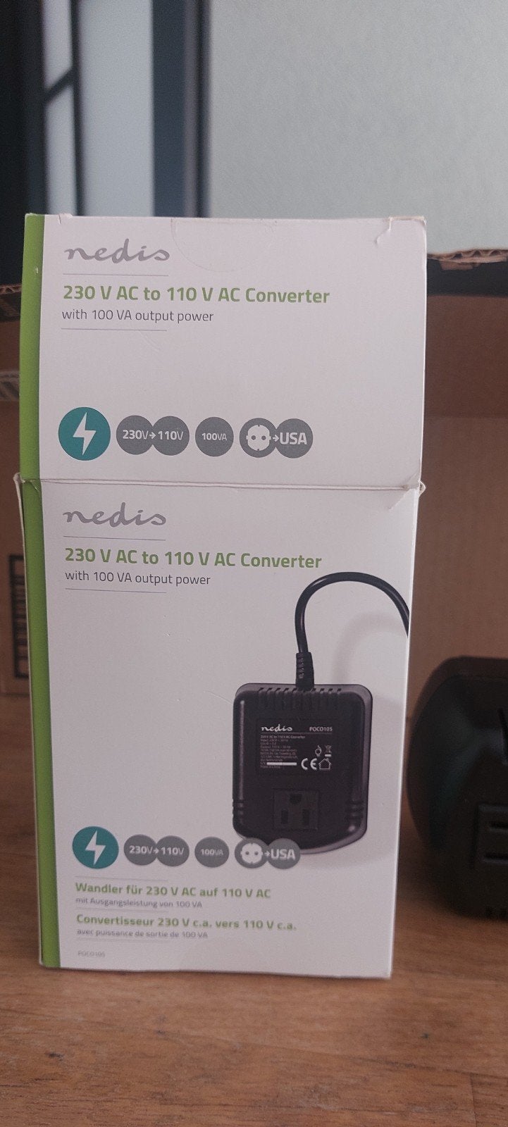 nedis omvormer van 230v naar 110 v, Ophalen of Verzenden, Nieuw