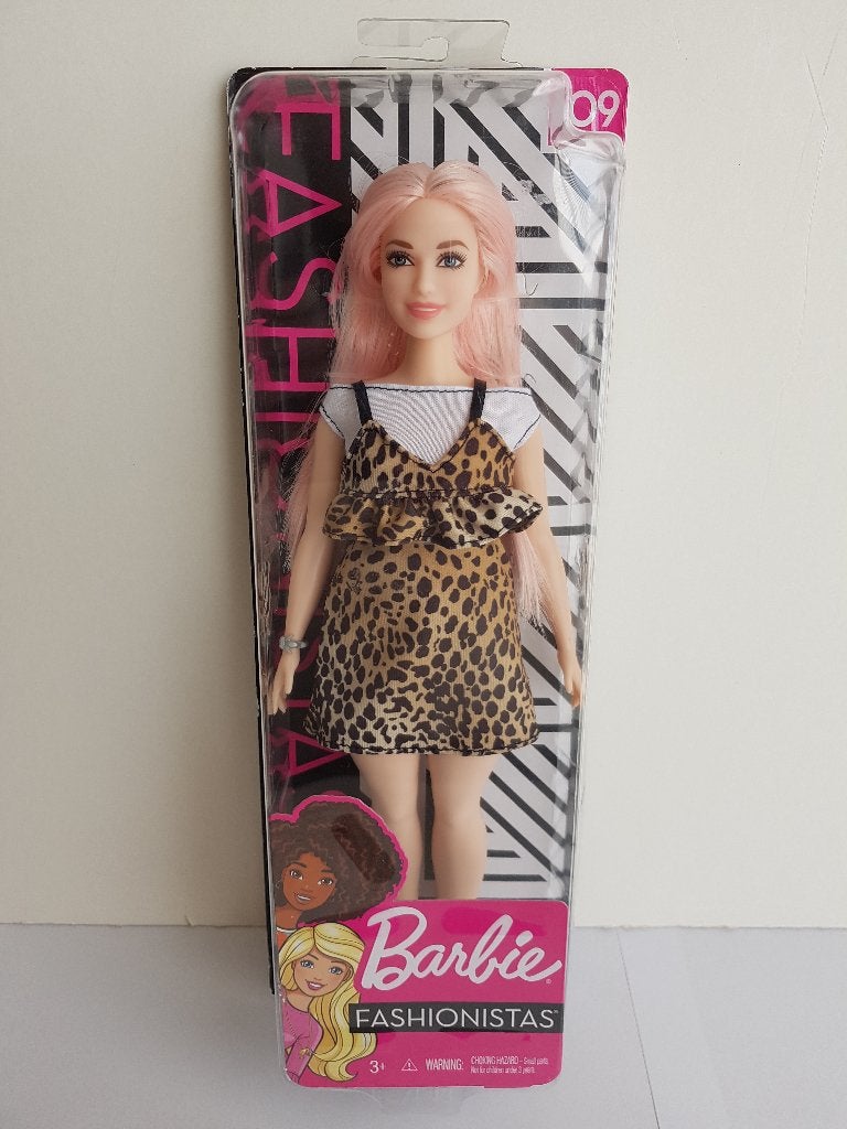 Barbie Fashionistas #109 Leopard Print - Curvy (NRFB), Verzamelen, Ophalen of Verzenden, Nieuw, Fashion Doll