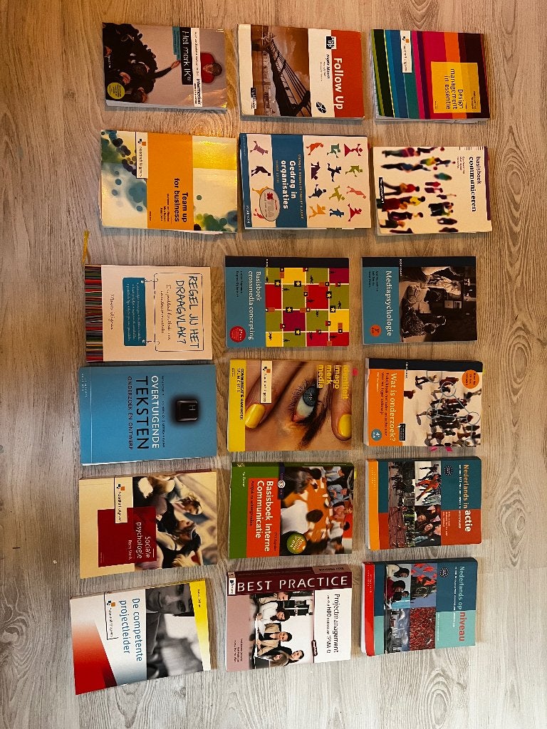 Studieboeken HBO Communicatie, Boeken, Gelezen, Diverse auteurs, Alpha, HBO
