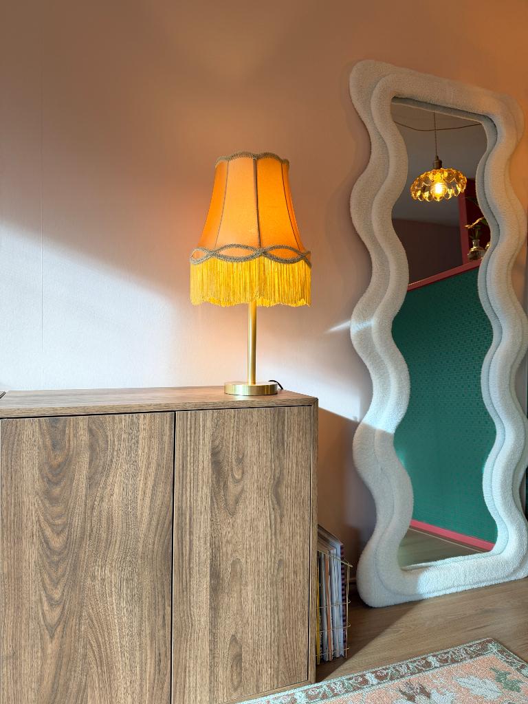 Vintage stijl lamp met franjes, Ophalen, Overige materialen, Nieuw, Vintage stijl