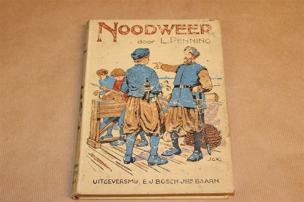 Noodweer. L. Penning. Bosch, 2e dr 1923., Boeken, Ophalen of Verzenden, Gelezen