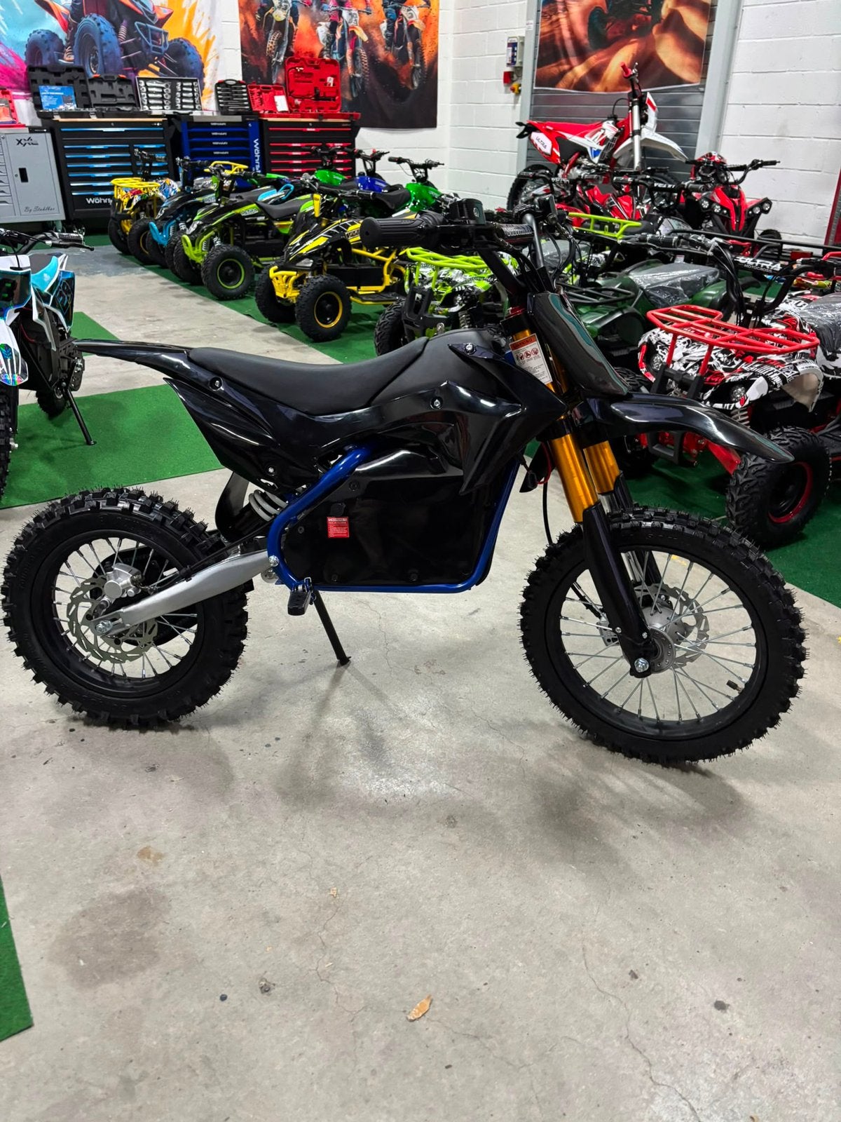 Nieuw Snelle Crosser Blauw 2000W 60V 75km/h Op Accu, Kinderen en Baby's, Ophalen of Verzenden, Nieuw