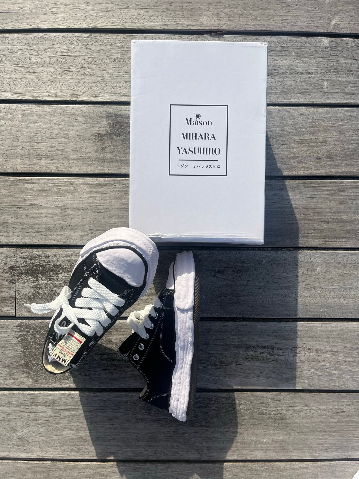 Maison Mihara Yasuhiro Hank OG Sole Canvas Low Zwart, Ophalen of Verzenden, Nieuw, Zwart, Sneakers of Gympen
