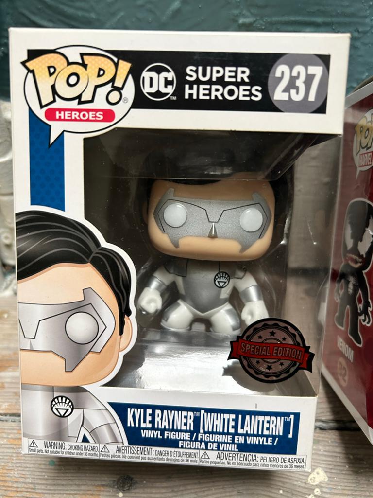 Funko Pop! DC Super Heroes Kyle Rayner White Lantern, Ophalen of Verzenden, Zo goed als nieuw