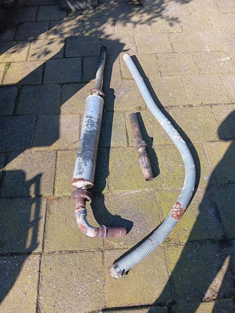 Droge uitlaat 48 mm met flexibel uitlaatstuk, Ophalen, Gebruikt