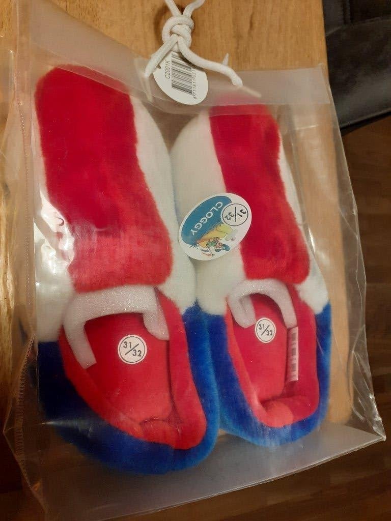 Klomp Slofjes Mt 31-32 Nederland Rood-Wit-Blauw. Nieuw, Ophalen of Verzenden, Nieuw