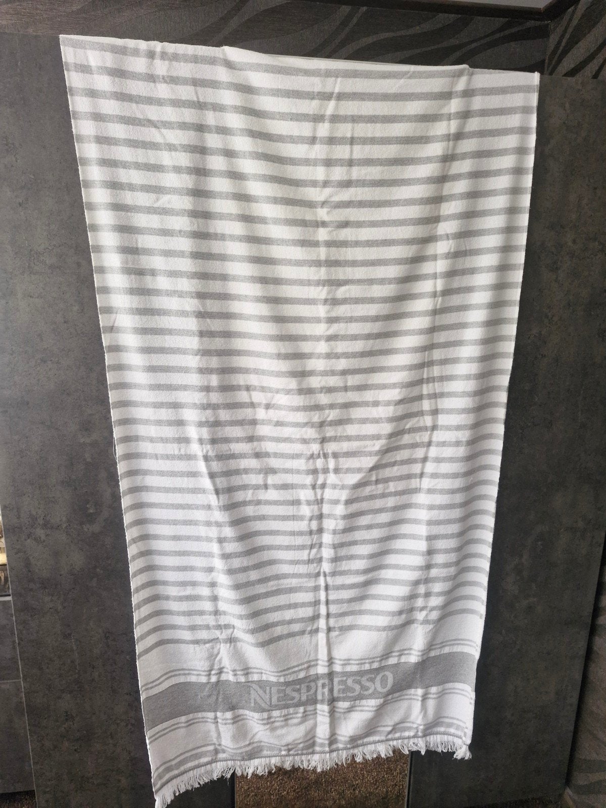 Nespresso badhanddoek/hammamdoek,nieuw, Overige typen, Wit, Nieuw, Ophalen of Verzenden