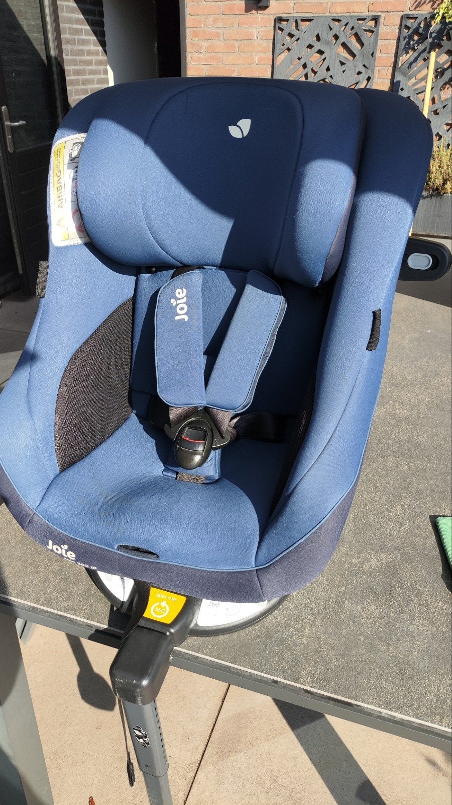 Joie Spin 360 GT Autostoel - Blauw (0-18 kg), Verstelbare rugleuning, Gebruikt, 0 t/m 18 kg, Isofix