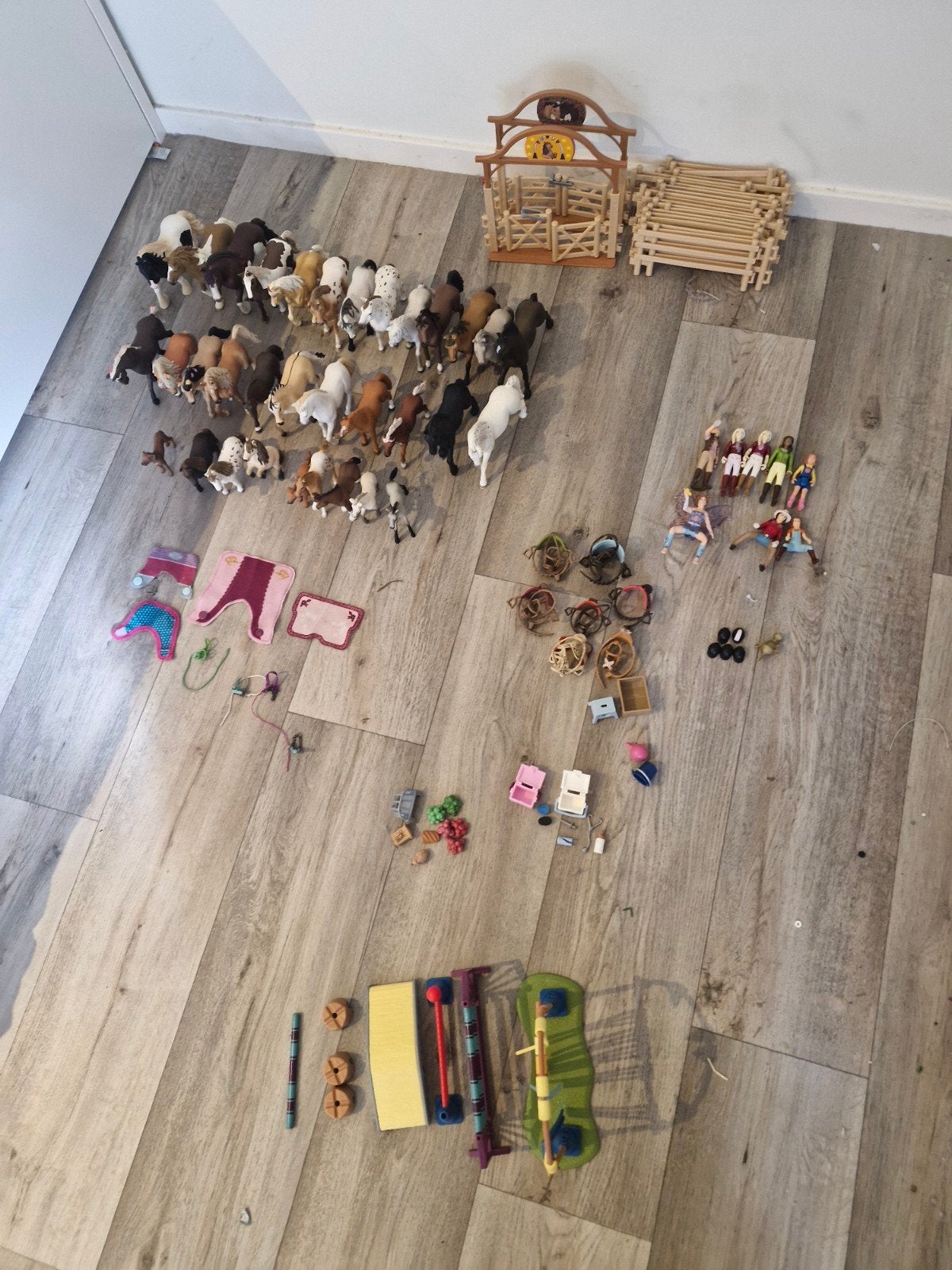 schleich grote collectie, Ophalen, Zo goed als nieuw