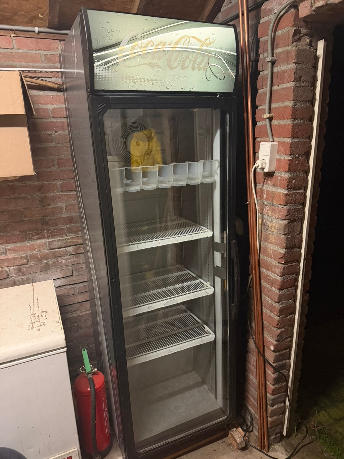Coca- cola koelkast, Witgoed en Apparatuur, Ophalen, 200 liter of meer, 160 cm of meer, Zonder vriesvak