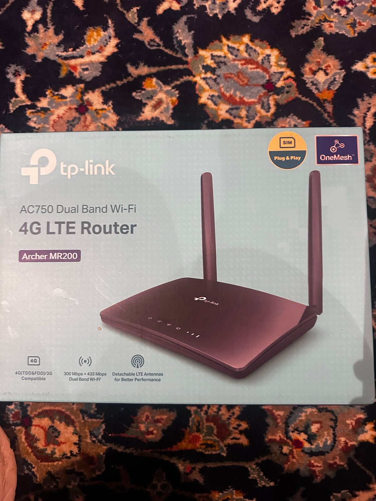 TP-Link Archer MR200 4G LTE Router - Dual Band Wi-Fi, Ophalen, Zo goed als nieuw, Router met modem