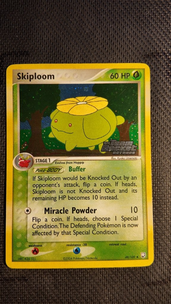 Skiploom 49 Team Rocket Returns | Pokemon kaart, Ophalen, Zo goed als nieuw, Losse kaart, Foil