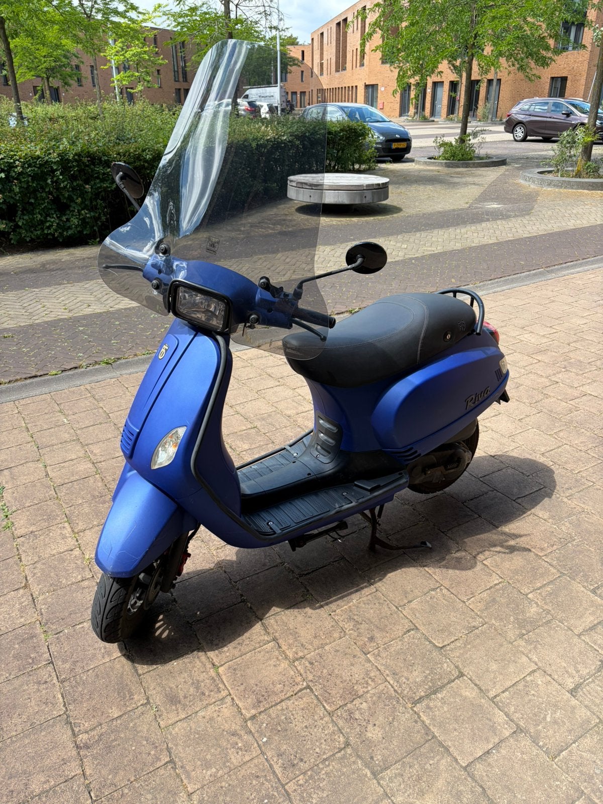 Btc Riva 2016 blauw snorscooter, Fietsen en Brommers, Snorfietsen en Snorscooters, Gebruikt, Benzine, Ophalen, Overige merken