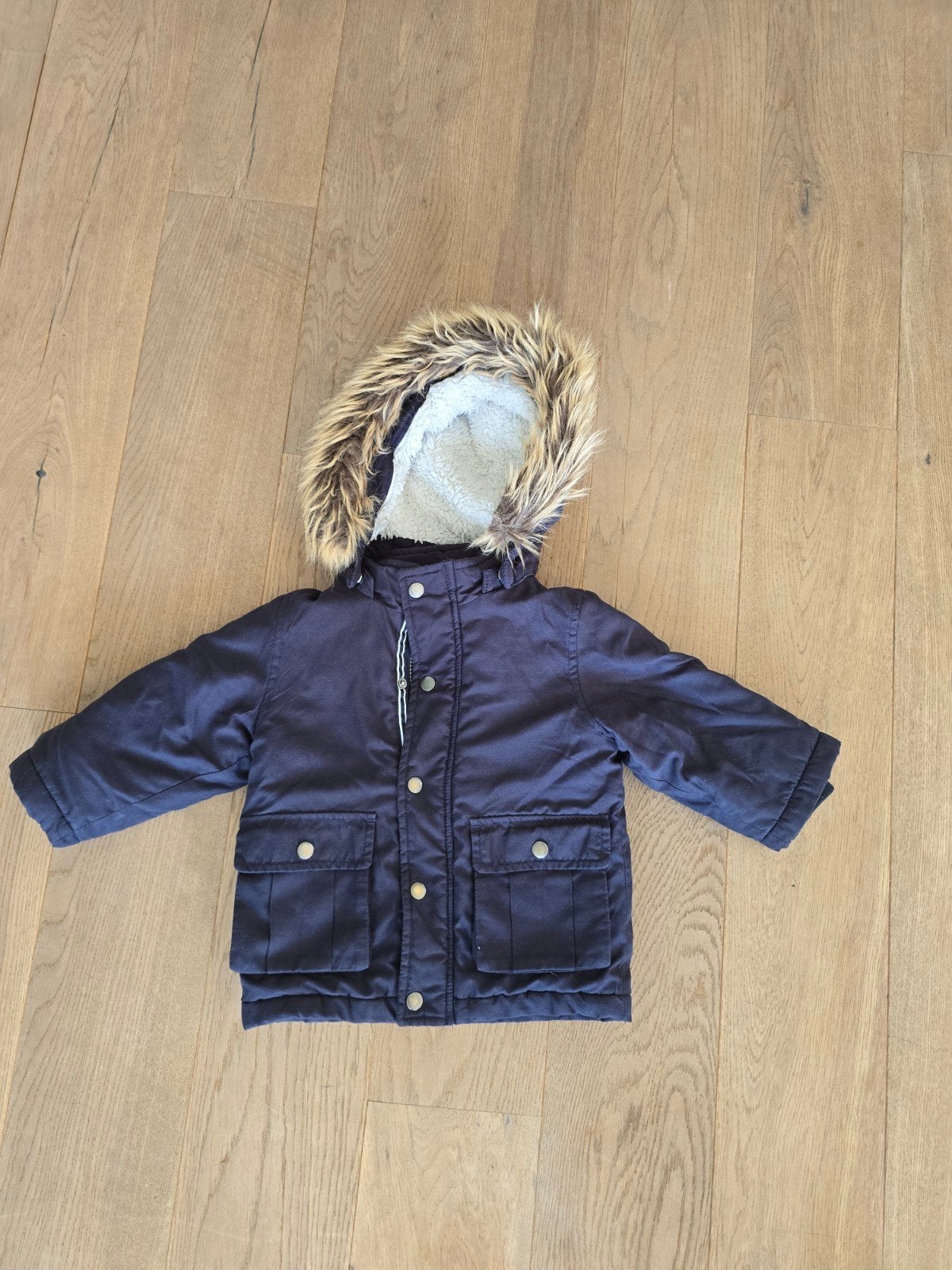 Name It winterjas maat 80 met teddy voering, Gebruikt, Jongetje of Meisje, Ophalen of Verzenden, Jasje