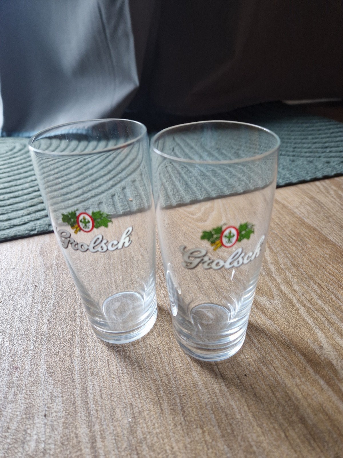 Bierglazen Grolsch * 12 stuks, Ophalen, Zo goed als nieuw, Bierglas