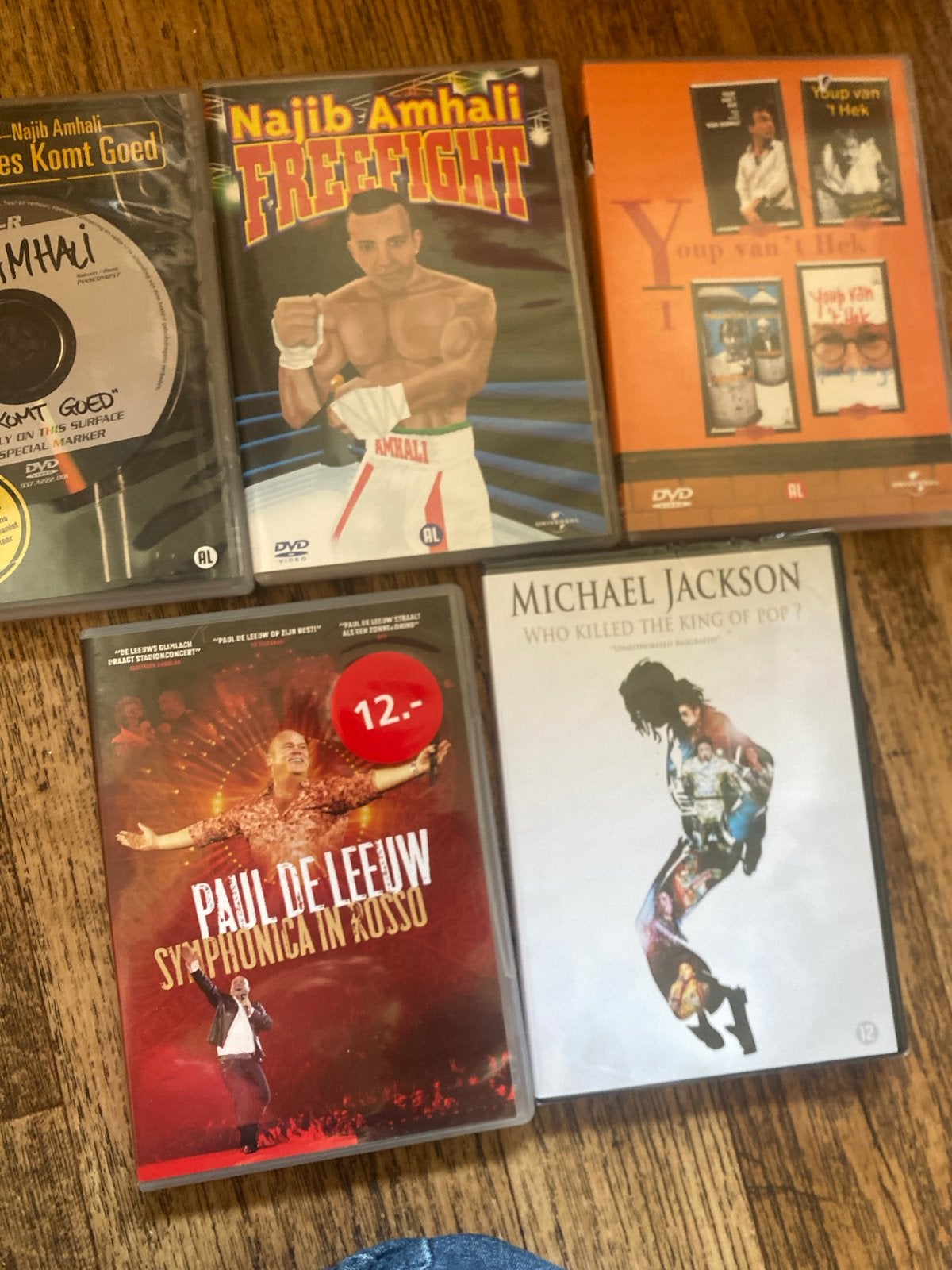DVD collectie: Najib Amhali, Youp van 't Hek, Paul de Leeuw, Nederlands, Zo goed als nieuw, Vanaf 12 jaar, Ophalen of Verzenden