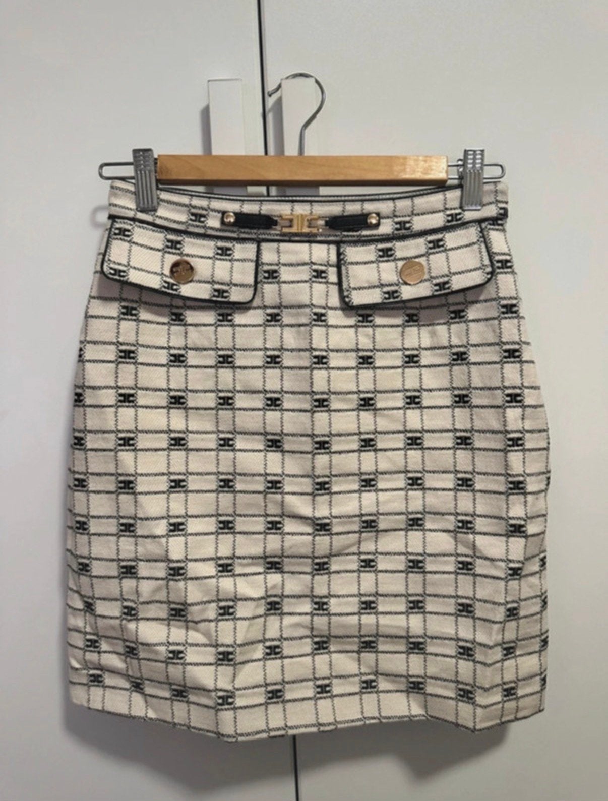 Elisabetta Franchi rok, Maat 38/40 (M), Beige, Ophalen of Verzenden, Zo goed als nieuw