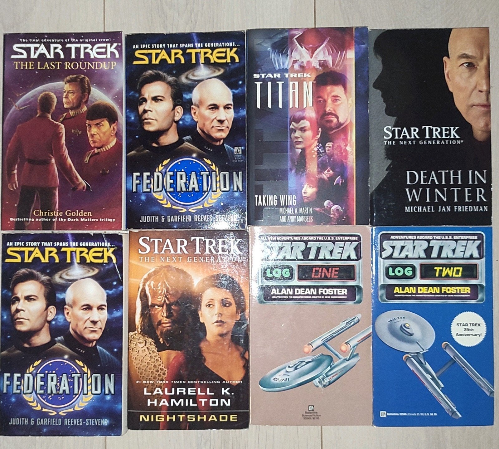 Grote collectie Star Trek boeken (Engels) 59 stuks, Boeken, Ophalen of Verzenden, Gelezen, Diverse auteurs