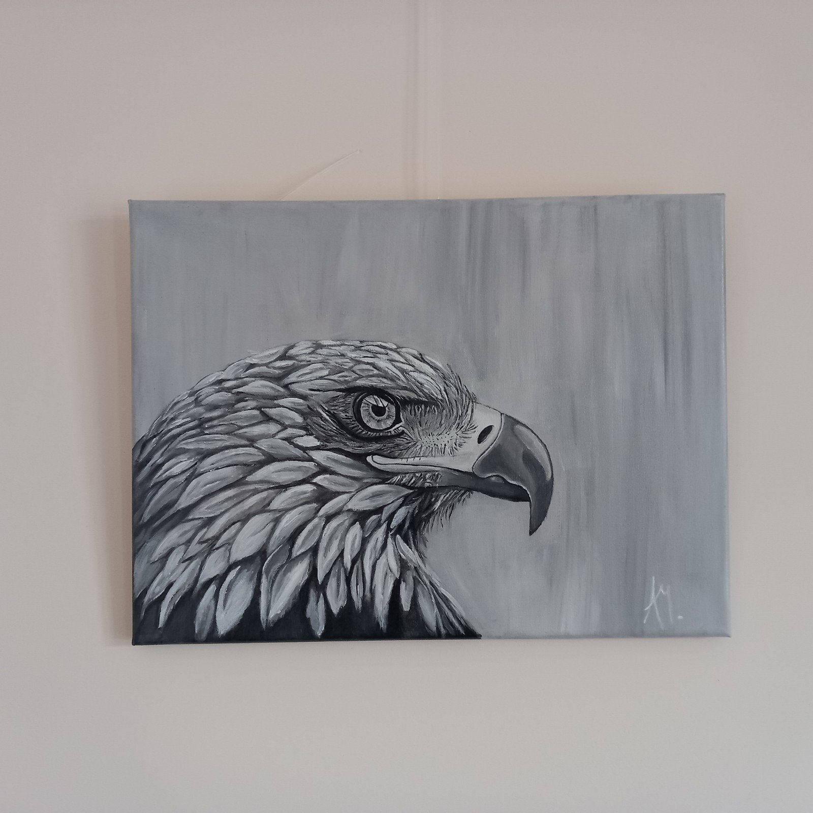 The eye- Acrly schilderij 30x40 cm, Ophalen of Verzenden