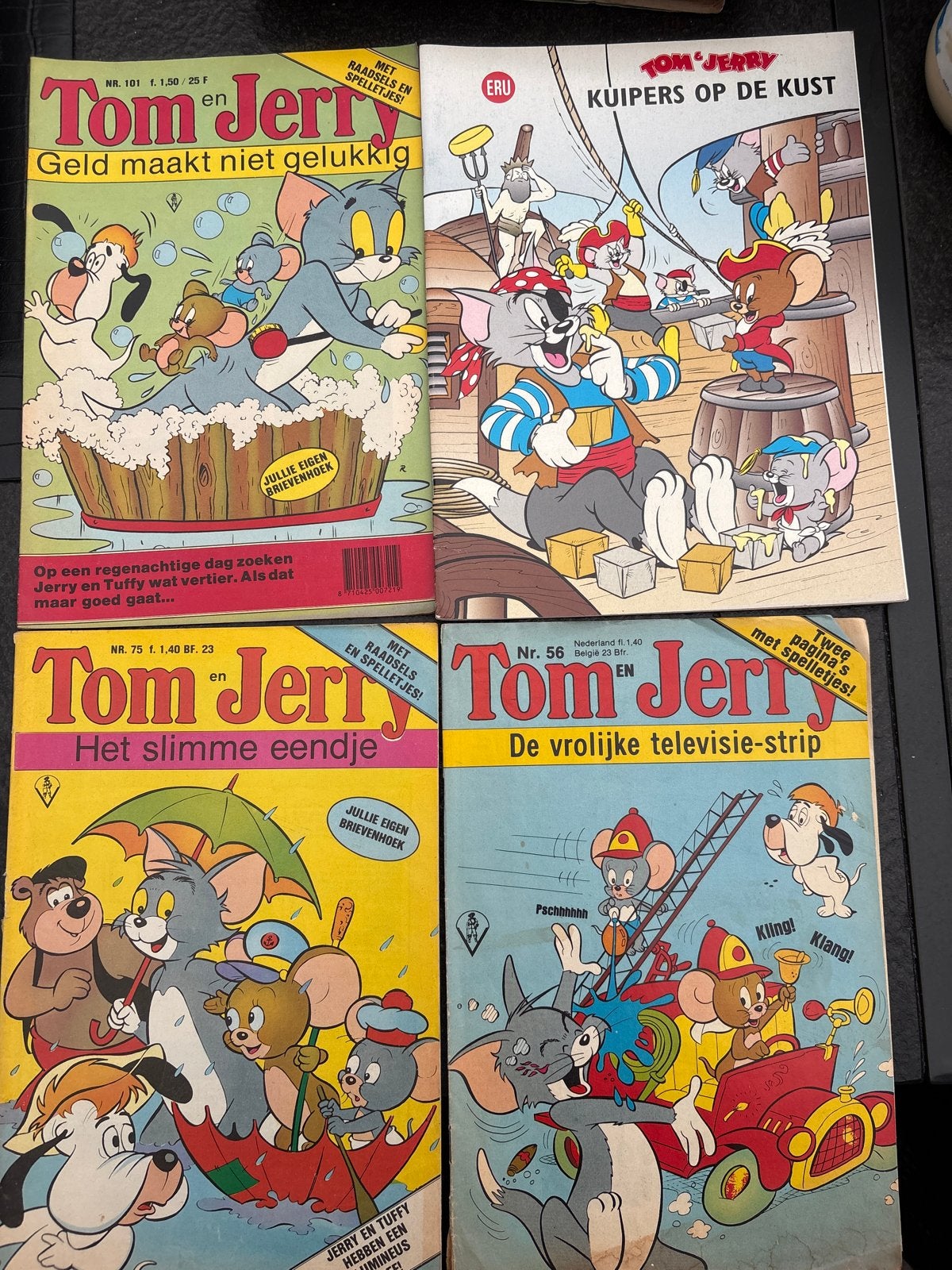 Tom en Jerry stripboeken - 9 stuks, Meerdere stripboeken, Ophalen of Verzenden, Gelezen