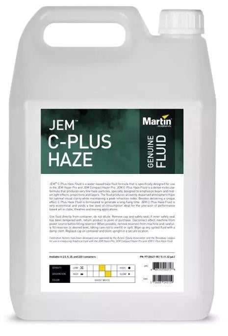 Nieuwe Martin Jem C-Plus Haze Fluid 5L, Ophalen of Verzenden, Nieuw, Licht, Geluidgestuurd