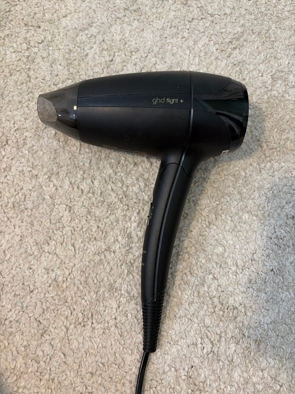 GHD Flight+ reis haardroger - Compact en krachtig, Ophalen of Verzenden, Zo goed als nieuw, Haarverzorging